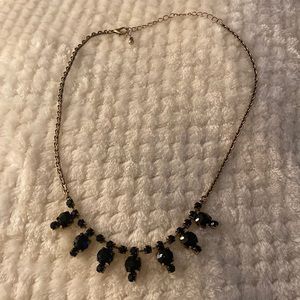 Short black necklace